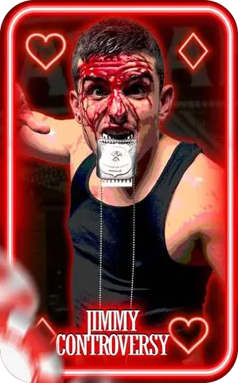 Jimmy Controversy steps in the ring with Shlak