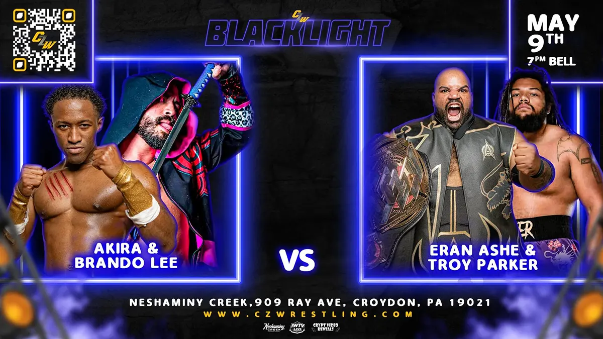 AKIRA + BRANDO LEE take on ERAN ASHE + TROY PARKER in a tag-team bout