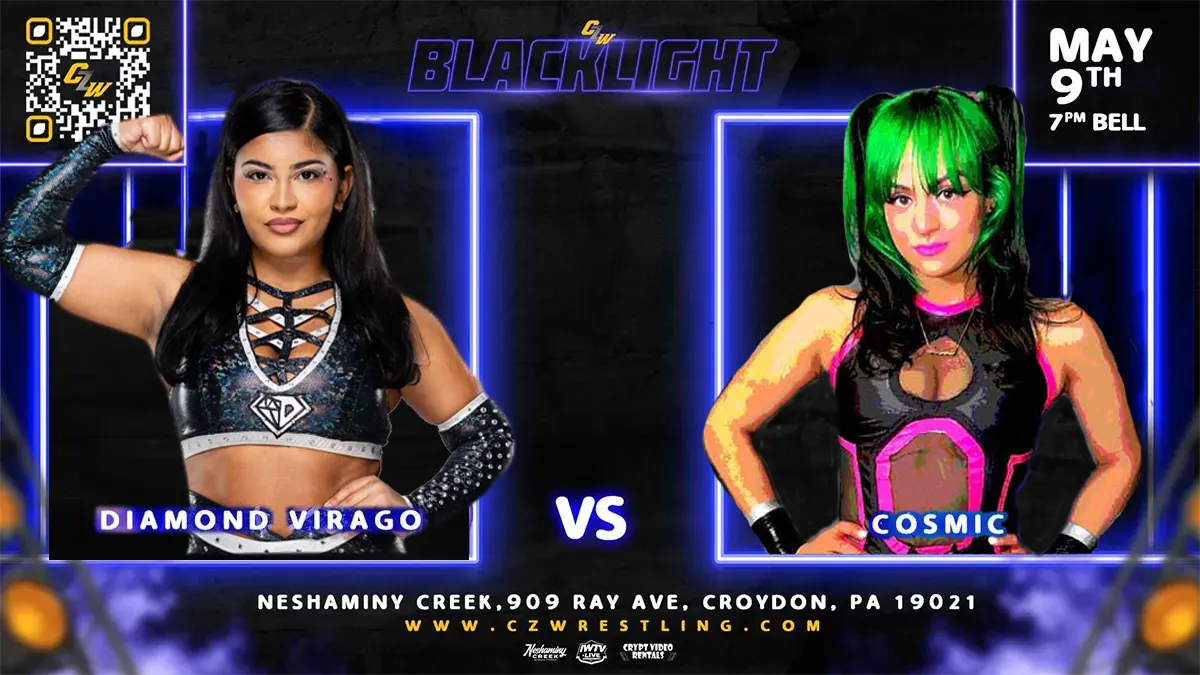 COSMIC faces the debuting DIAMOND VIRAGO in a singles bout