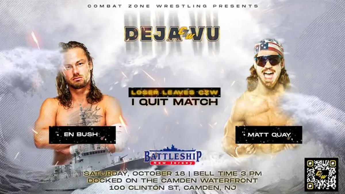 I Quit Match - Loser Leaves CZW - E.N. Bush vs. Matt Quay
