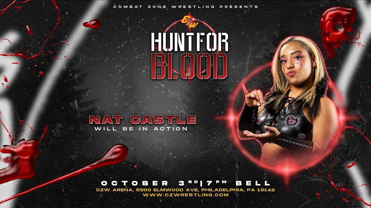 Nat Castle will be in action at CZW's Hunt For Blood