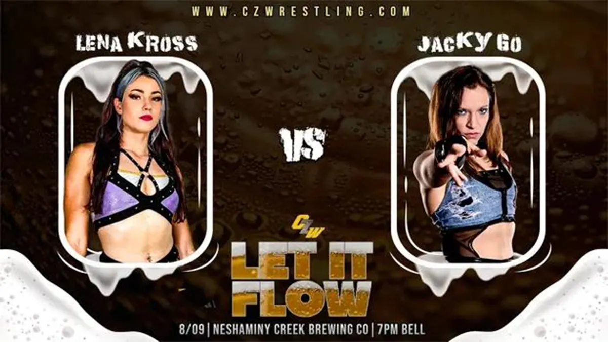 Lena Kross faces Jacky Go at CZW's Let It Flow on August 9th - Tix on sale now!