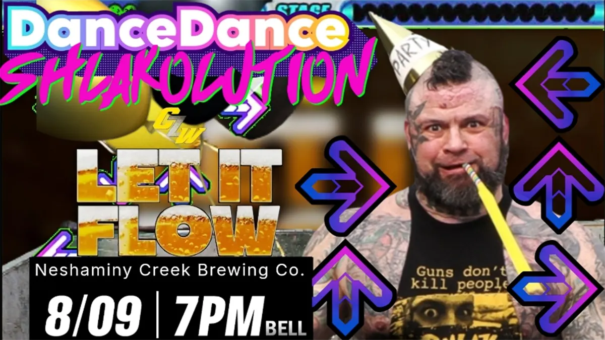 Dance Dance Shlakolution begins at CZW's Let It Flow on August 9th - Tix on sale now!