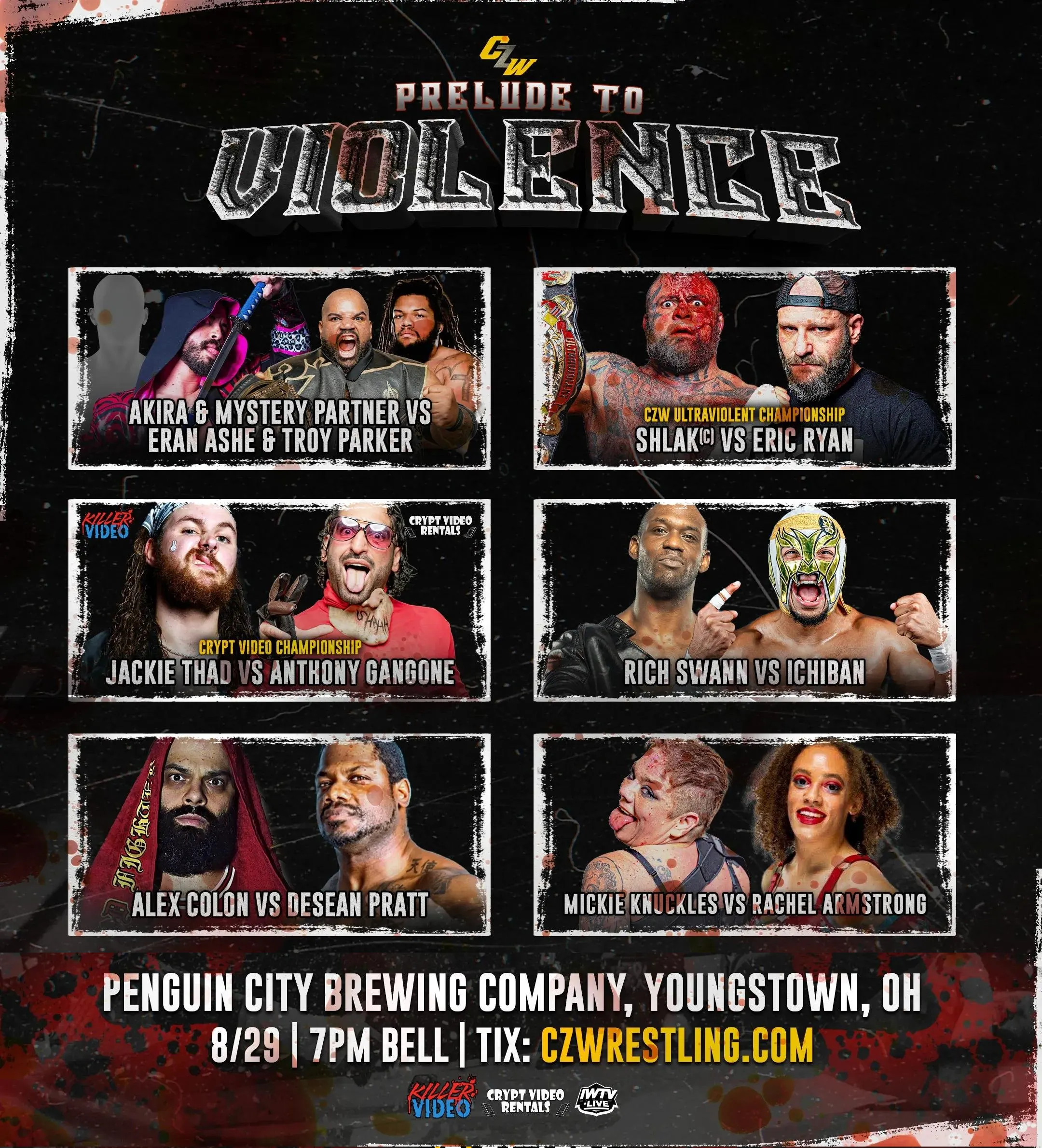 CZW's The Sheriff Is Back In Town is streaming now over at IWTV