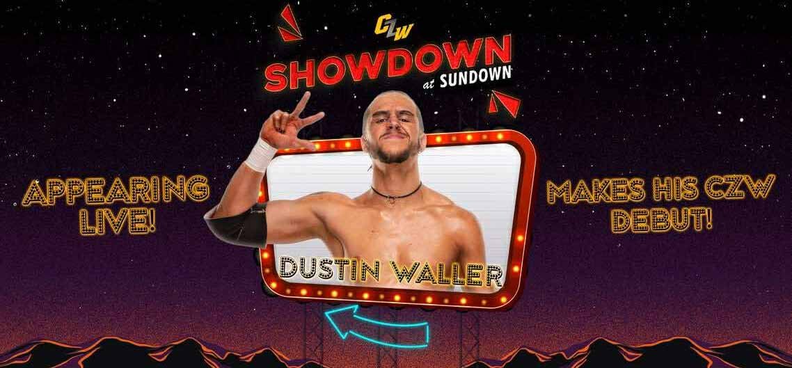Dustin Waller debuts at CZW's Showdown At Sundown on June 21st LIVE from Neshaminy Creek Brewing Company - Tix on sale now