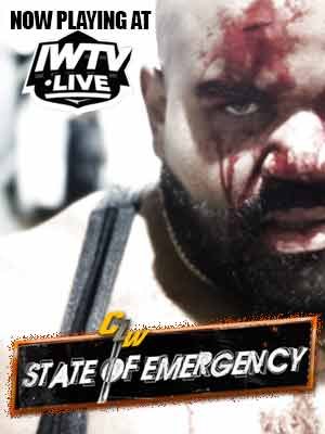 CZW's State Of Emergency is streaming now at IWTV.live