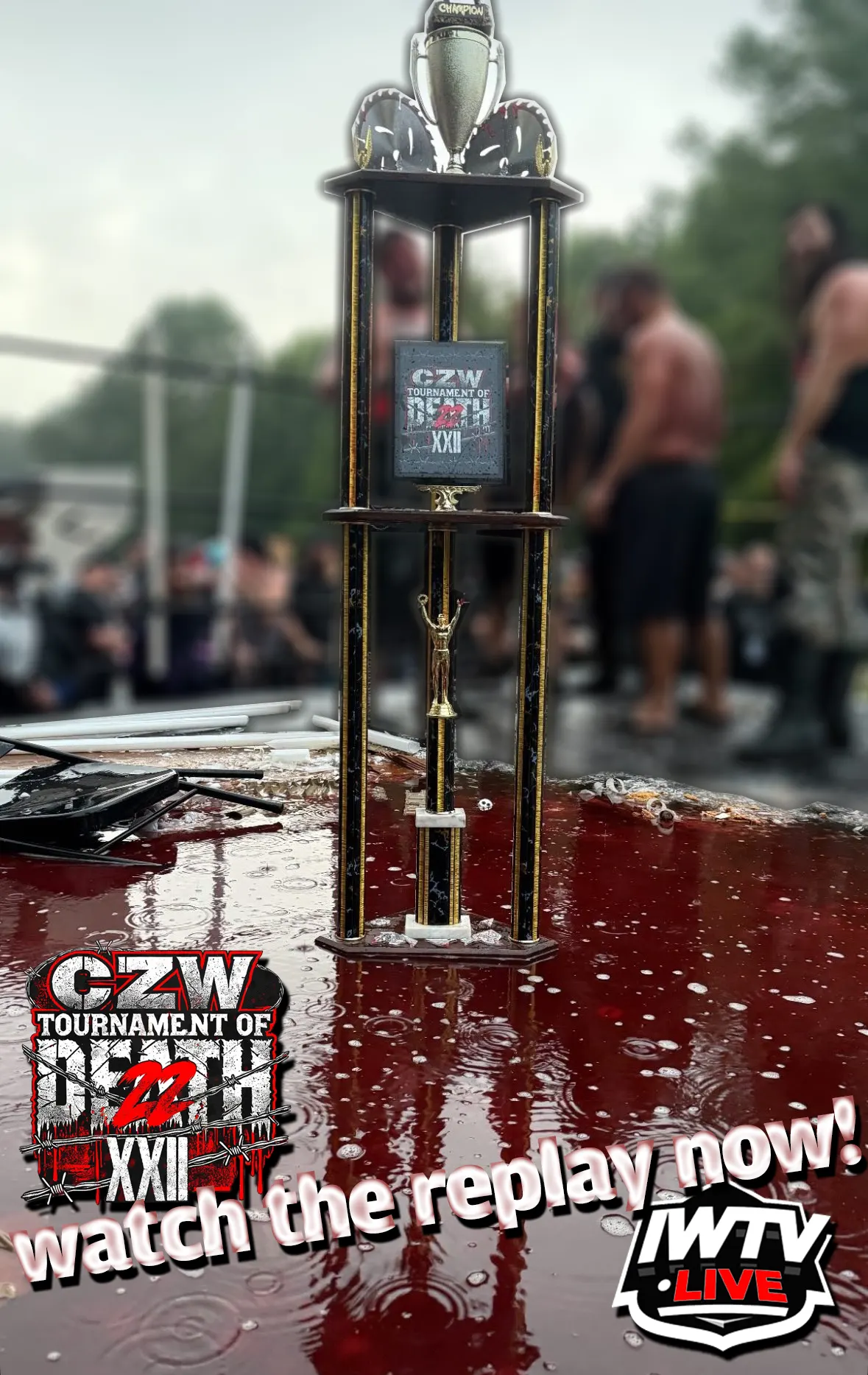 CZW's Tournament of Death 22 is streaming now over at IWTV!