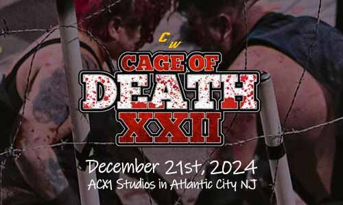 Watch CZW's Cage Of Death 22 | December 21st, 2025 | from ACX1 Studios in Atlantic City, NJ